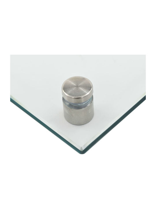 vidaXL Rectangular Back Made of Glass in Transparent Color 70x40cm 249466