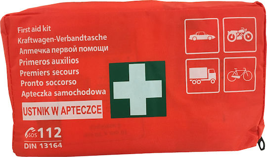 Guard Φαρμακείο Πρώτων Βοηθειών Αυτοκινήτου Τσαντάκι με Εξοπλισμό