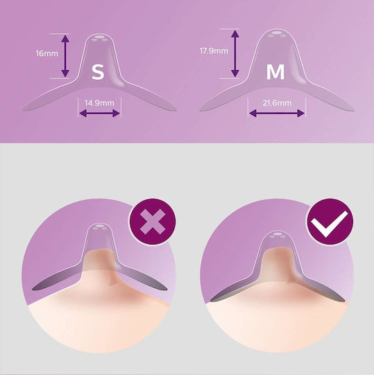 Philips Medium Πλενόμενες Ψευδοθηλές 2τμχ