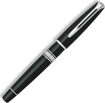 Waterman Charleston Stilou Rollerball cu Albastru Cerneală 1buc Negru Ebony CT