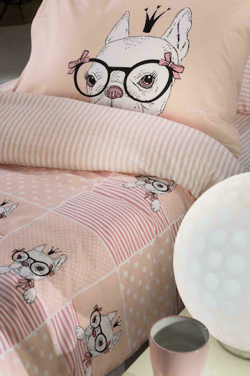 Saint Clair Sheet Set Single Cotton Rosie 160cm