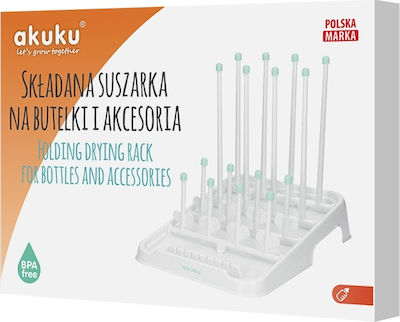 Akuku Drying Rack for 8 Baby Bottles Whiteς 1pcs