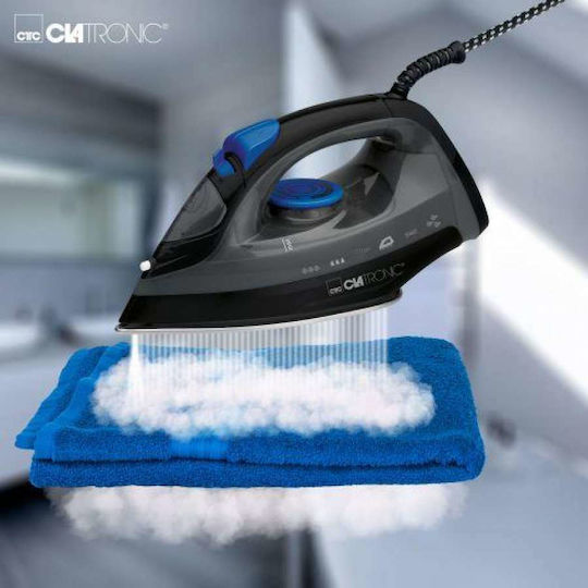 Clatronic DB 3703 Σίδερο Ατμού 1800W με Ανοξείδωτη Πλάκα και Συνεχόμενη Παροχή Ατμού 25gr/min