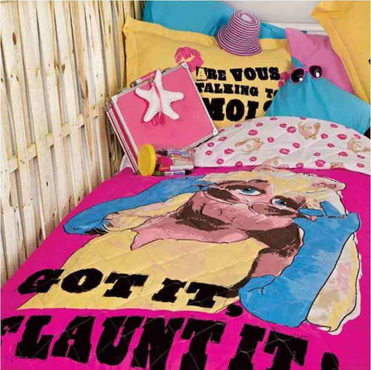 Palamaiki Kids Sheets Set The Muppets Fuchsia 170x260cm Palamaiki Kids Sheets Set The Muppets Fuchsia 170x260cm