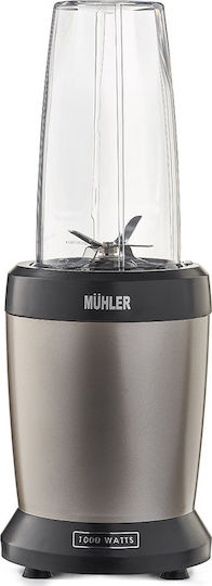 Muhler Blender Cu Cană Din Plastic 800 Ml 1000W Auriu MNB-1200