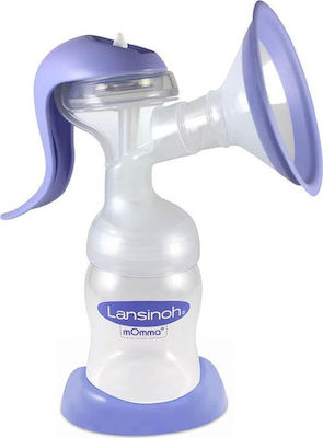 Lansinoh Manual Single Breast Pump BPA Free Purple