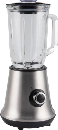 United SB-8151 Μπλέντερ με Γυάλινη Κανάτα 1lt 450W Inox