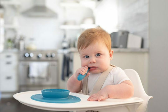 Ezpz Δίσκος Μπλε Tiny Bowl από Σιλικόνη για 4+ μηνών