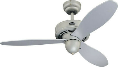 Westinghouse Airplane 42” 78174 Deckenventilator 105cm Silber