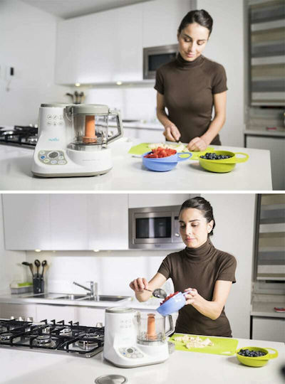 Nuvita Pappasana Vapor Combo 2-In-1 Baby Food Steamer with Blender 0.5lt