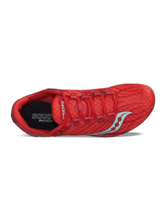 Vendetta Sport Shoes Spikes Red