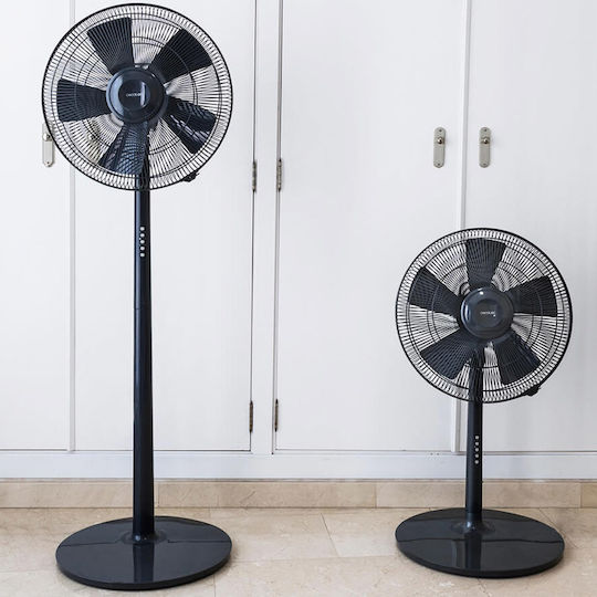 Cecotec Forcesilence 550 Smart Pedestal Fan 60W 42cm Diameter with Remote Control Black