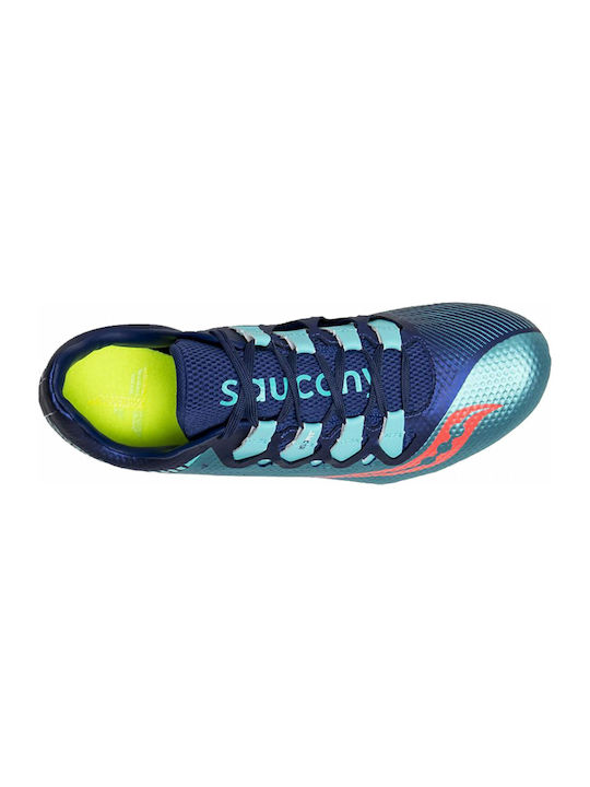 Saucony Showdown 4 Spikes Blue