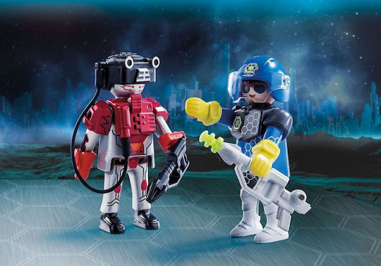 Playmobil Двойна опаковка Space Police and Ganove за 4+ години години