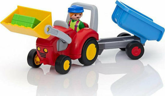 Playmobil 123 Traktor mit Anhänger für 1,5+ Jahre Jahre