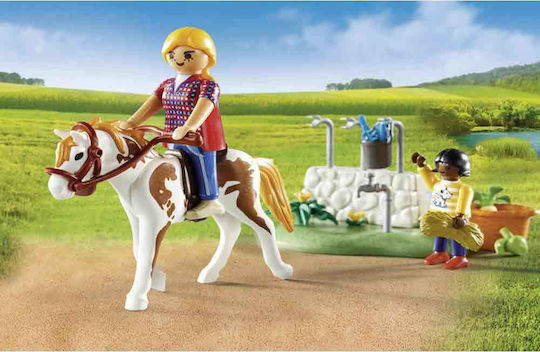 Playmobil Βαλιτσάκι Country Φροντίζοντας τα Άλογα για 4 ετών