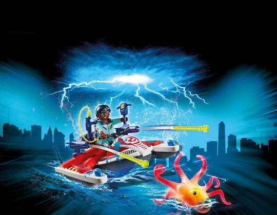 Playmobil Ghostbusters Zeddemore with Aqua Scooter for 6+ years old years old