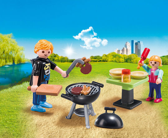 Playmobil Куфарче Семейно забавление Куфарче Barbecue за 4+ години години