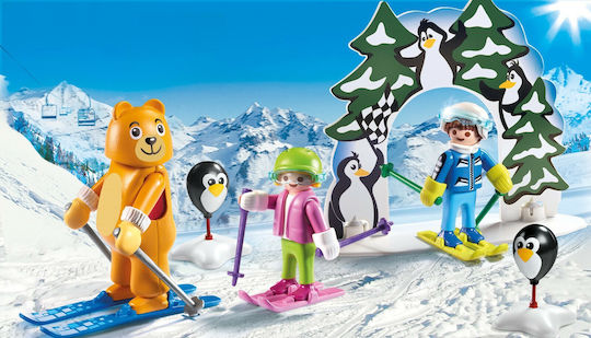 Playmobil Family Fun Μαθήματα σκί για 4-10 ετών