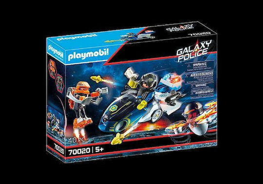 Playmobil Галактическа полиция Galaxy Police Motorcycle за 5+ години години