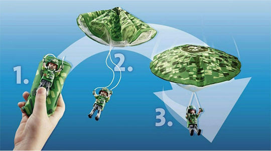 Playmobil City Action Police Parachute Search for 4-10 years old