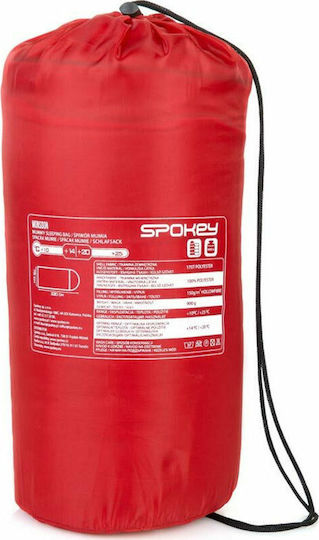 Spokey Sleeping Bag Single Summer Globtrotter Red
