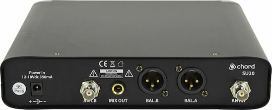 Chord SU20 Dual UHF Beltpack Set Σετ Ασύρματο Δυναμικό Μικρόφωνο Κεφαλής, Ζώνης για Φωνητικά