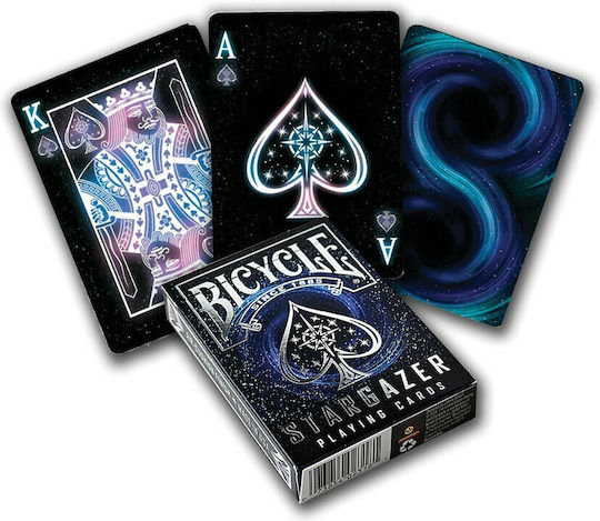 Bicycle Stargazer Collectable Paper Playing Cards for Poker Black
