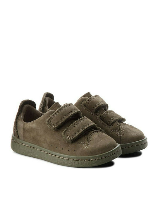 Clarks Kids Sneakers Nate Maze Anatomic with Scratch Khaki