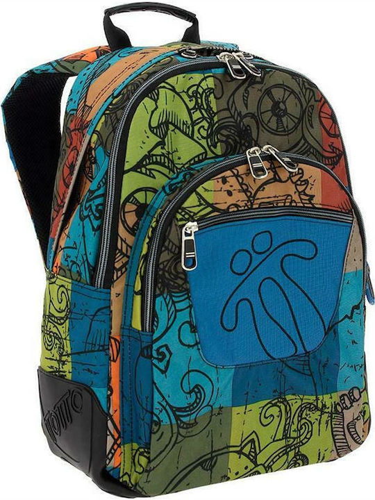 Totto Morral Crayola School Bag Backpack Junior High-High School Multicolored