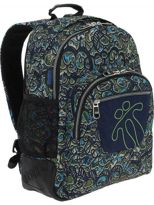 Totto Morral Rayol 6LL School Bag Backpack Junior High-High School Multicolored 25lt