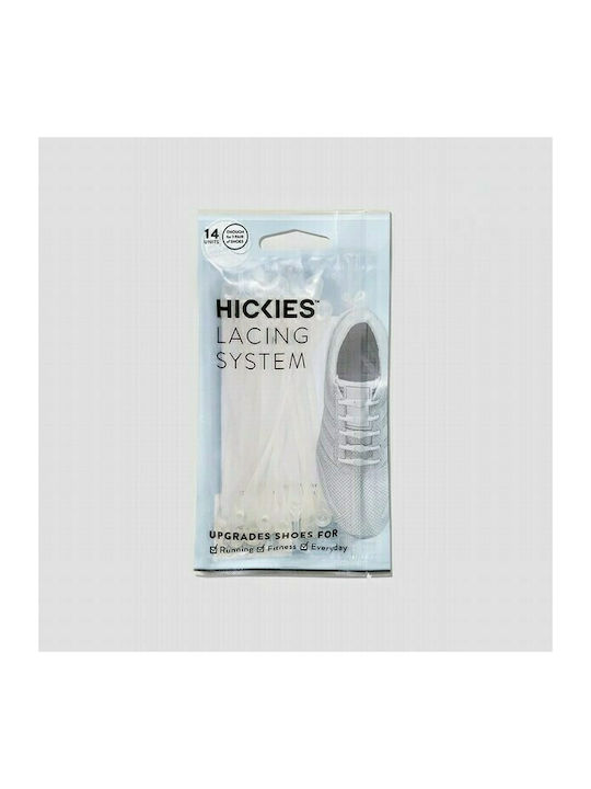 Hickies 2.0 Laces Schnürsenkel Weiß 14Stück 11.6cm