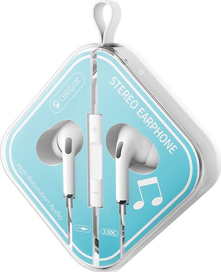 Celebrat G15 In-Ear Freihändig Kopfhörer mit Stecker 3.5mm Weiß