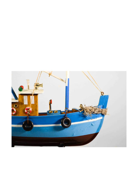Fishboat Trawling Christmas Boat Fishboat Wooden 20x17cm
