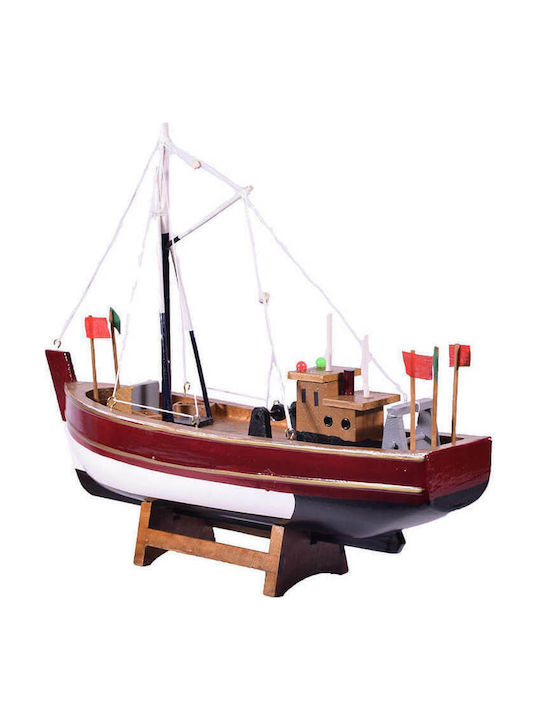 Рибарска Лодка Коледен Кораб 32x28см
