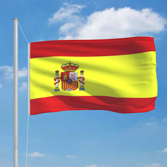 Flagge von Spanien Polyester mit einem Einsatz 150x90cm