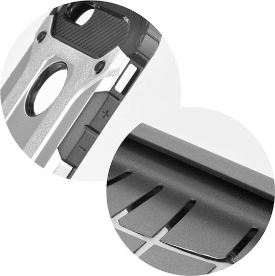 Hurtel Plus Back Cover Plastic Silver (Galaxy S9+)