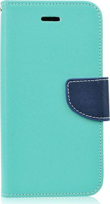 Fancy Synthetic Leather Wallet Turquoise (Galaxy A3 2017)