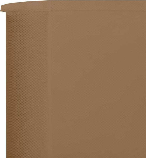 vidaXL Fabric Fence Panel in Brown Color 1.2x12.0m