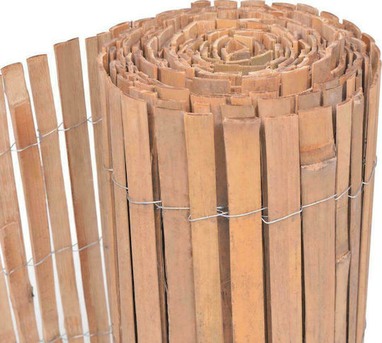 vidaXL Bamboo Fencing Bamboo with Whole Wood 1x4m