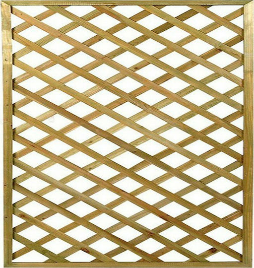 Garden Trellis from Wood 90x90cm Beige 11647 Garden Trellis from Wood 90x90cm Beige 11647