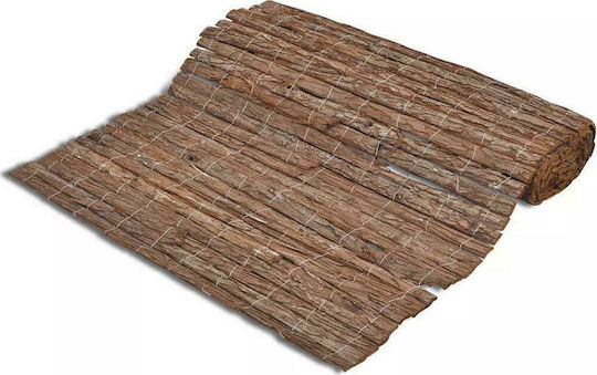 vidaXL Bamboo Fencing from Tree Bark 1x4m