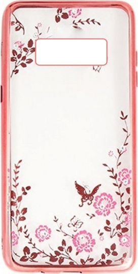 Forcell Back Cover Σιλικόνης Ροζ Χρυσό (Galaxy S10+)