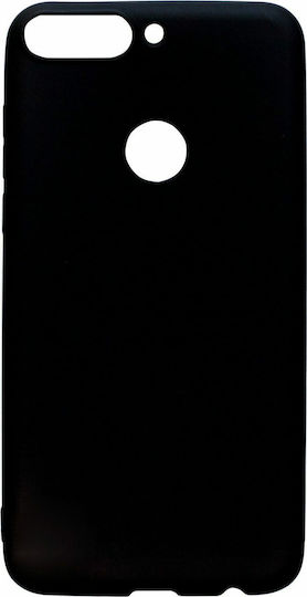 Prime Back Cover Silicon 1.2mm Negru (Huawei Y7 2018/Y7 Prime 2018 - Huawei Y7 2018/Y7 Prime 2018)