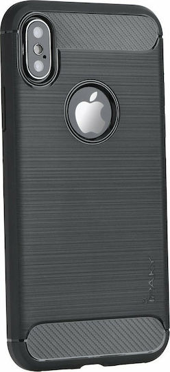 iPaky Back Cover Plastic Negru (iPhone XS Max)