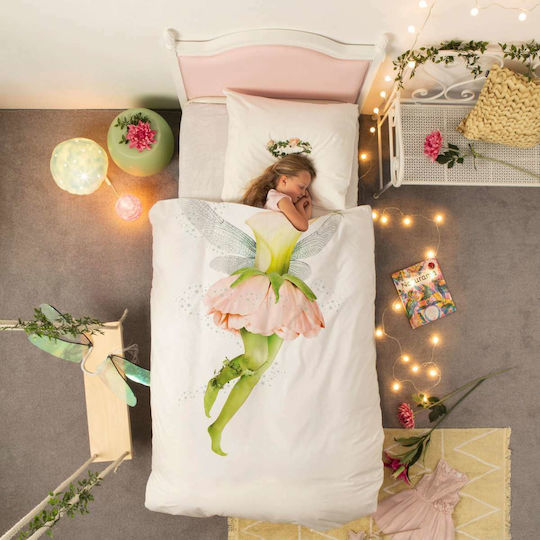 Snurk Kids Duvet Cover Single Green