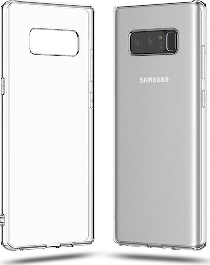 N950N TPU Ultra Slim 0.3mm Back Cover Σιλικόνης 0.3mm Διάφανο (Galaxy Note 8)