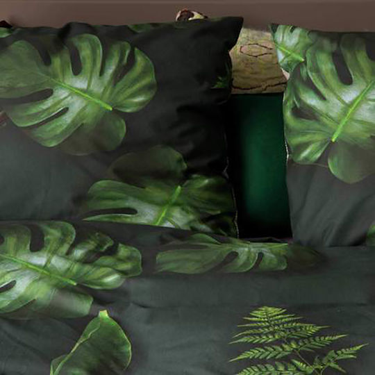 Snurk Forest Παιδική Παπλωματοθήκη Μονή Green 140x200εκ.