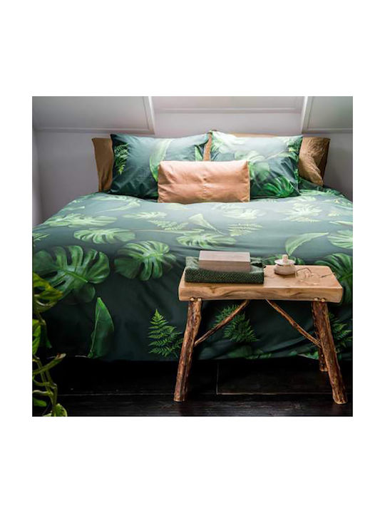 Snurk Forest Παιδική Παπλωματοθήκη Μονή Green 140x200εκ.