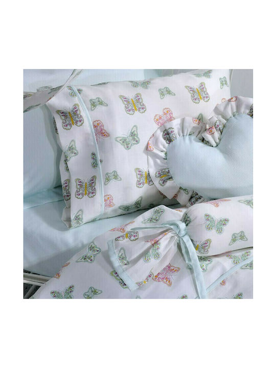 Down Town Home S121 Set Kids Duvet Cover Single with Pillowcase Cotton Multicolored 170x240cm